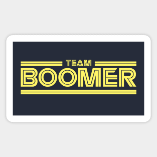 Team Boomer Sticker